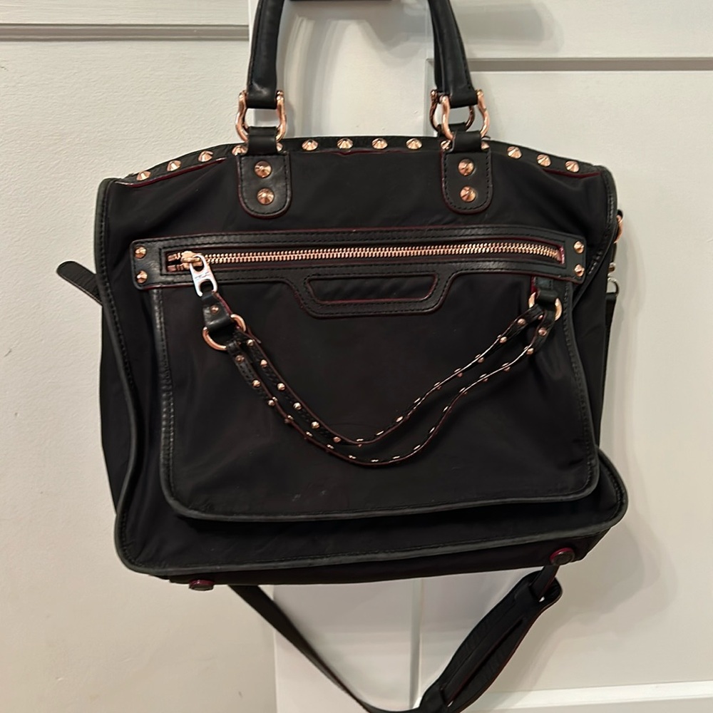 Ms Wallace studded shoulder bag